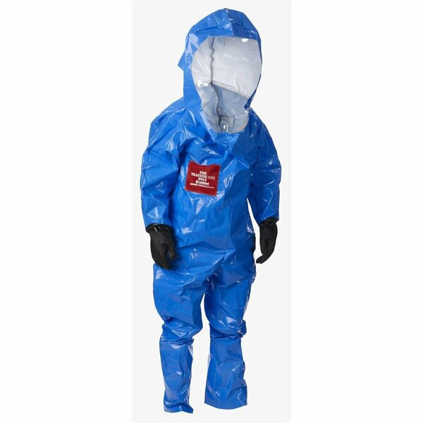 Lakeland Suit, INT491B, Interceptor, Chemical, 5X-Large, Blue INT491B-5XL